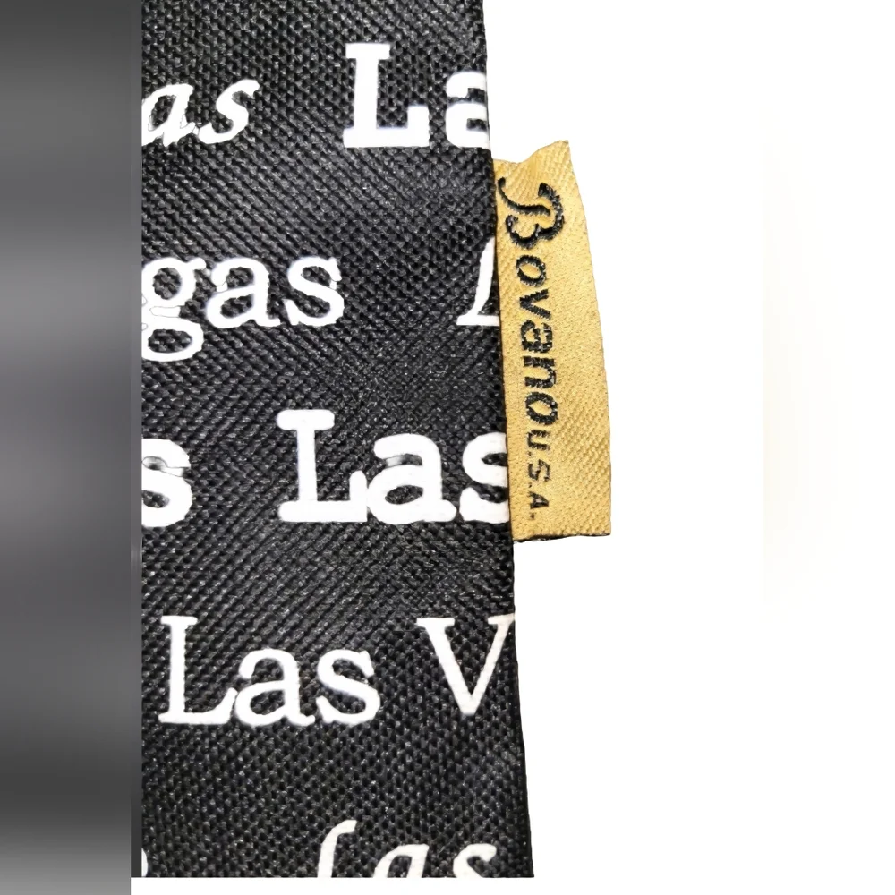 Las Vegas Crossbody Black & White with Pink Glitter 2 Front Zip Pockets NWOT